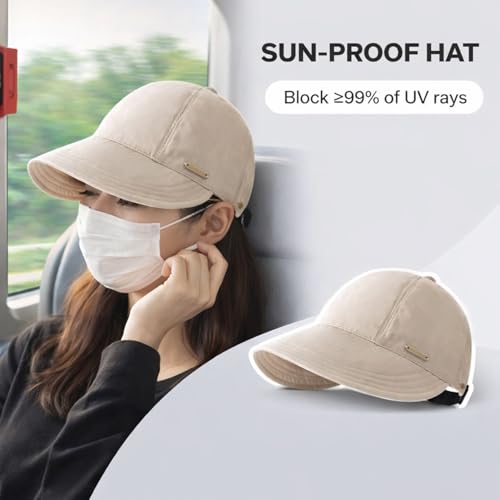 Image of HSR Women Wide Brim Sun Hat | Versatile Casual Sunshade Bucket Hat for Women | UV Protection Summer Cap
