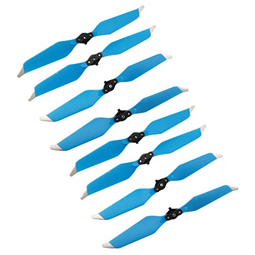 Upgarded Propellers for DJI Mavic Pro Platinum 8331 8331F Low-Noise Quick-Release Folding More Color Propellers Mavic Pro Props Blades 8PCS (Blue)