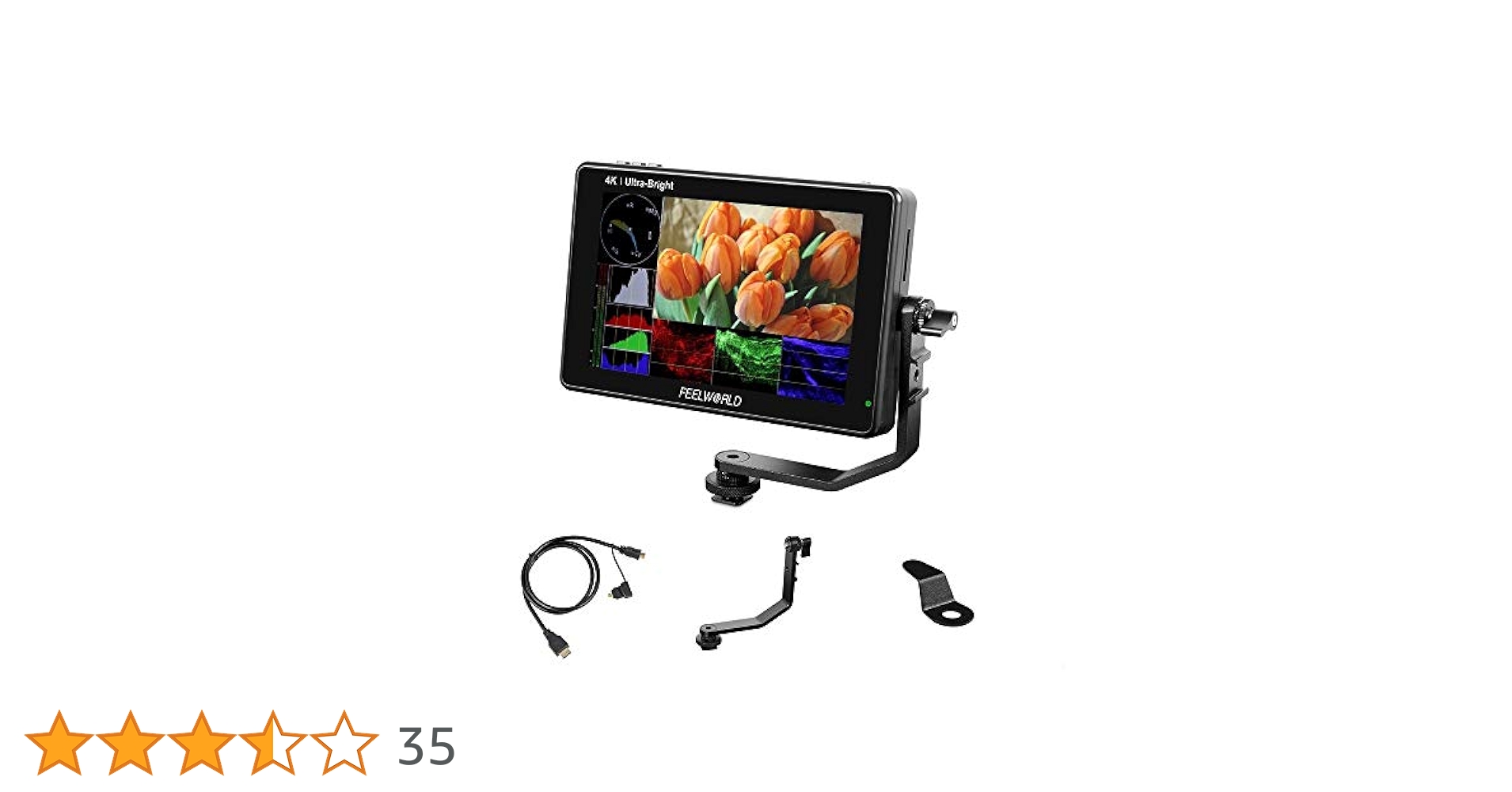 その他 FEELWORLD LUT7 Pro FEELWORLD LUT7 PRO 7 Inch 2200nit 3DLUT Camera Monitor