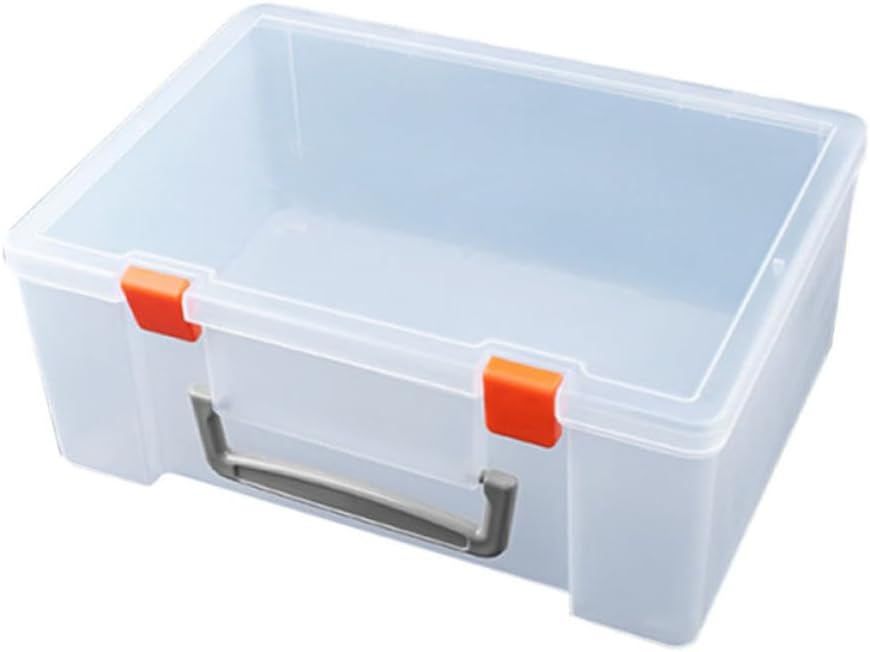 Building Block Storage Box Portable Plastic Organizer Container