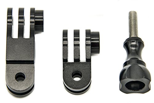 PROtastic Aluminium CNC Metal 3 Way Pivot Arm for GoPro Hero, SJCAM, Yi Cameras RUST PROOF