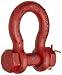 Crosby 1019481 S-2130 Bolt Anchor Shackle | 1/2 Inch Nominal Size | 2 Ton Working Load Limit | Carbon Steel Body with Alloy Pin | Self-Colored