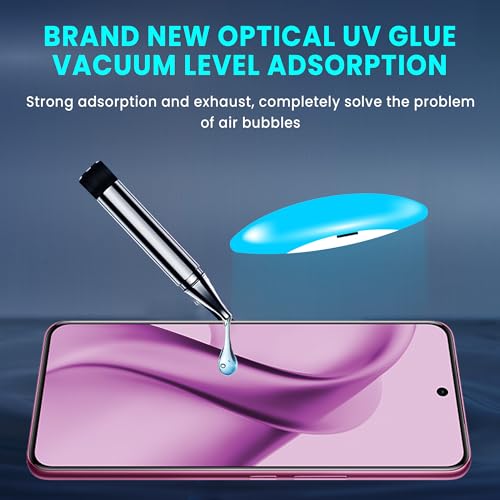 Image of FIRST MART Military Grade UV Tempered Glass For Vivo V60e 5G (6.77 Inch) With Edge To Edge Full Screen Coverage & Easy UV Installation Kit | Crystal Clear, Pack of 2