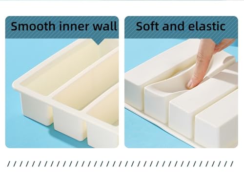 Molde de silicona para cubos de hielo grandes con tapa miniatura 5