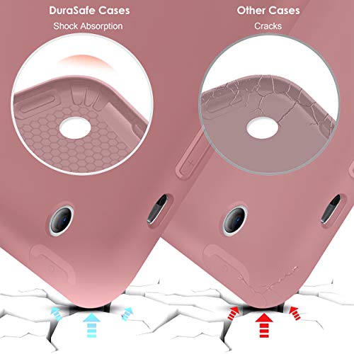 Image of DuraSafe Cases for iPad Air 4 5 6 Gen 2020 2022 2024 Air 11 A2588 A2589 A2591 A2316 MM9E3HN /A MM9D3HN /A MME23HN /A MM9C3HN /A MM9F3HN /A MYFQ2HN /A MYFM2HN /A MYFR2HN /A MYFP2HN /A MM9N3HN /A - Rose Gold