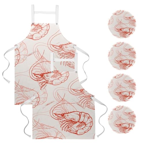 Tablier de cuisine anti-taches pour pâtisserie et bistrot de 2