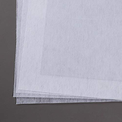 joyMerit 5 peças 25 x 25 cm Estabilizador de bordado solúvel em água Estabilizador de filmes transpa