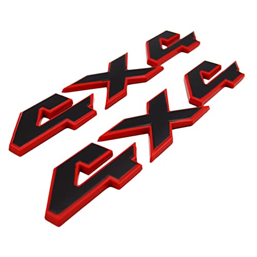 Image of 4x4 Emblem Badge with Pre-Adhesive for Ram 1500 2500 3500 4500 DS Laramie SUV Truck Tailgate Fender
