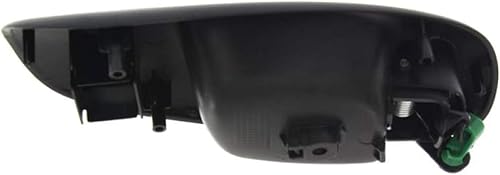 Miniatura 4 de KarParts360 Compatible con manija interior Dodge Intrepid para puerta lateral del pasajero 1998-2004  Delantera  Negro  con orificio para cerradura