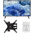 Samsung QN32Q8FAAFXZA 32 Inch Class QLED Q8F 4K Vision AI Smart TV with a Walts Medium Full Motion Mount for 32"-65" TVs and Amber Protection 3-Outlet-Surge Surge Protector (2025)