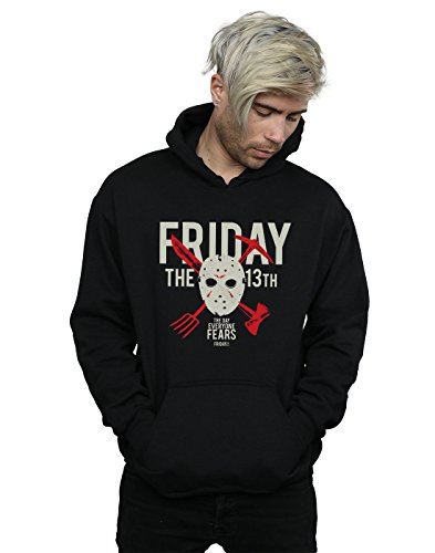 Friday 13th Hombre Day of Fear Capucha Negro XX-Large