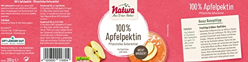 Apfelpektin Natura 100%, 200g als pflanzliches Geliermittel