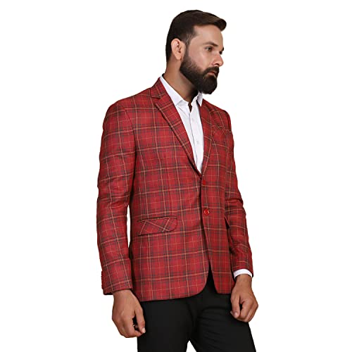 Image of TAHVO Grey Notched Lapel Blazer with Hanky