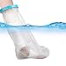 UpGoing Waterproof Leg Cast Cover for Shower Bath, Shower Cast Protector Watertight Bag Covers for Broken Surgery Leg Foot Ankle Wound and Burns - Half Leg Size (25" 16.5" 7") [2019 New Upgrade]
