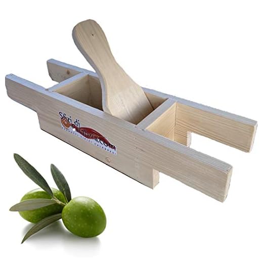 Schiaccia olive in Legno Manuale Artigianato Calabrese più di 20kg di olive in 1 ora