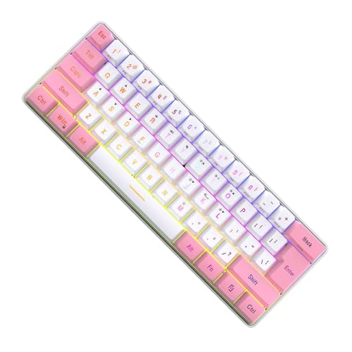 Clavier mécanique portable 61 touches RVB idéal pour l'école