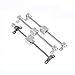 YUHYCOS Industrial Lead Screw Daoluogan 3D Printer Parts T8 Lead Screw 200mm 300mm 400mm 500mm Optical Axis KP08 KFL08 SCS8UU Coupling 5 * 8MM Bearing Mounting Bracket(Type B,350mm)