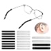 BOUBADE Silicone Eyeglasses Temple Tips Sleeve Retainer, Anti-Slip Elastic Comfort Glasses Retainers For Spectacle Sunglasses Reading Glasses Eyewear, Eyeglass Ear Hook, Sport Eyeglass Strap