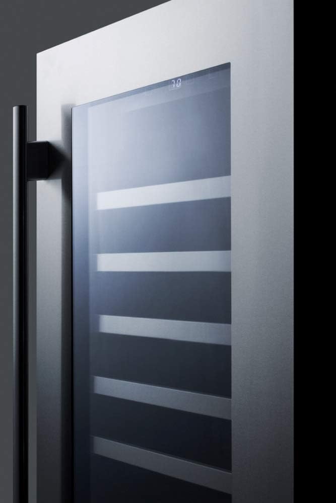 Summit CL18WCCSS 18"" Classic Collection Wine Cellar with 29 Bottle Capacity in Stainless steel