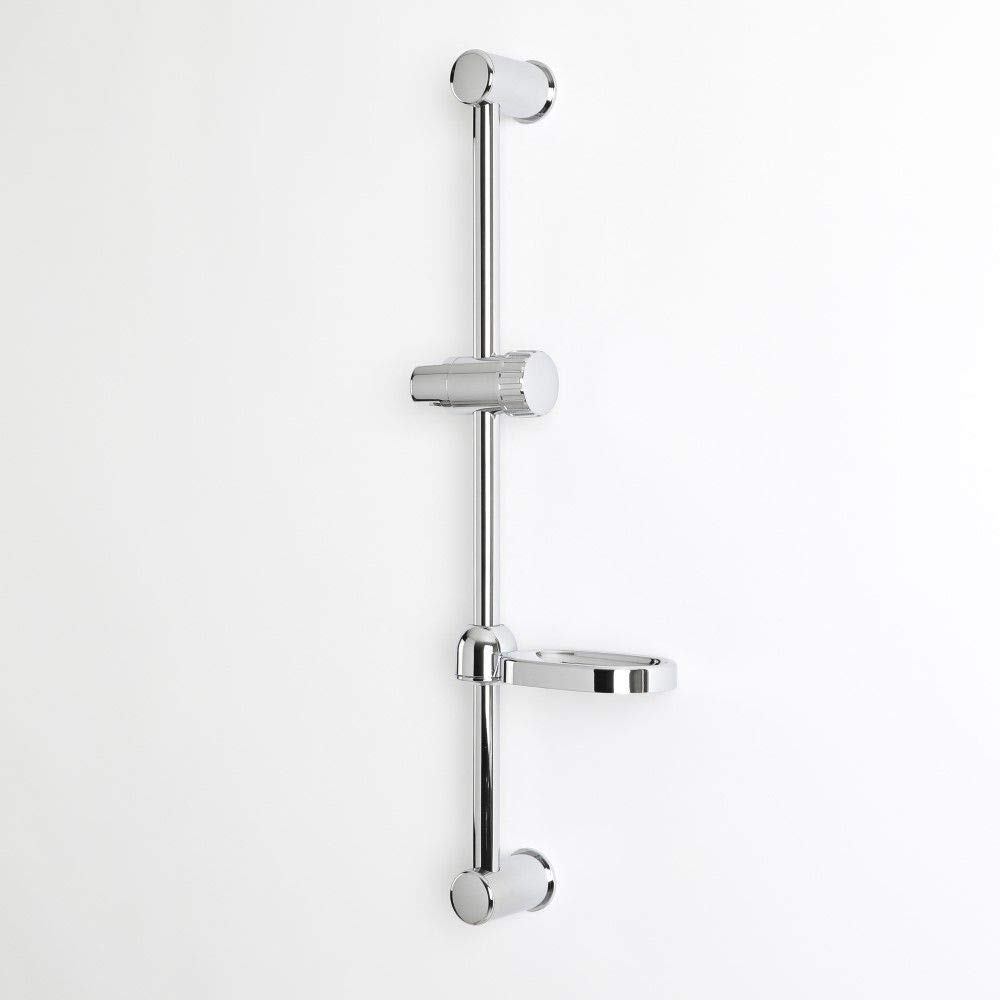 Milano Select Riser Rail Hand Shower Handset Holder Soap Dish - Chrome