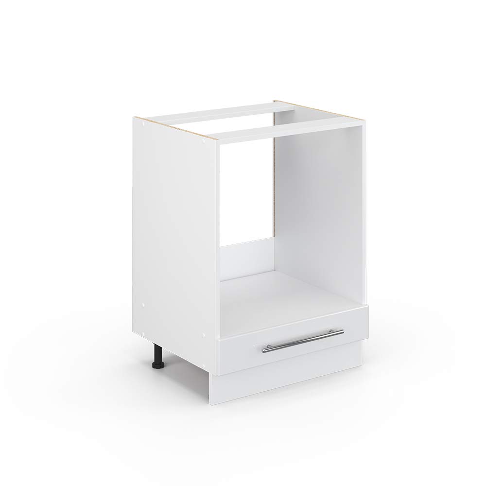Vicco Herdumbauschrank Fame-Line, Weiß Hochglanz, 60 cm (ohne Arbeitsplatte)