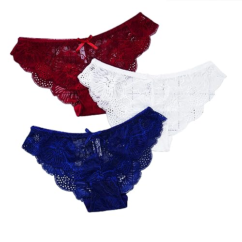 Culotte femme en dentelle fine sous-vêtement taille basse premium