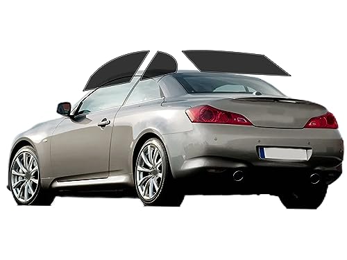 AUTOTEK Precut All Sides Windows Tint Film Cars Sun Blocking Protection Privacy Anti Shatter Glass Film Any Tint Shade kit for Infiniti G37 Convertible 2008-2013