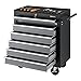 Produktbild pro.tec Werkstattwagen mit 7 Schubladen abschließbar mit Feststellbremsen leer Werkstatteinrichtung Werkzeugwagen Werkzeugschrank Stahl Schwarz