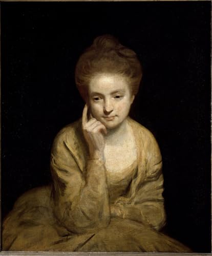 Tableaux Posters Impression Toile 60x90cm Portrait d'une jeune femme Joshua Reynolds Art Mural