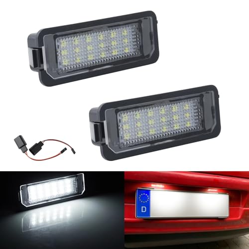 Luz de matrícula 3D0943021A con acabado original para VW Phaeton 3