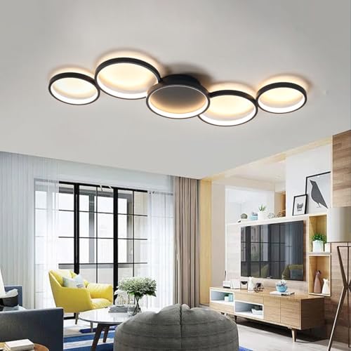 Plafonnier de bureau LED variable avec télécommande pour chambre et séjour - 5