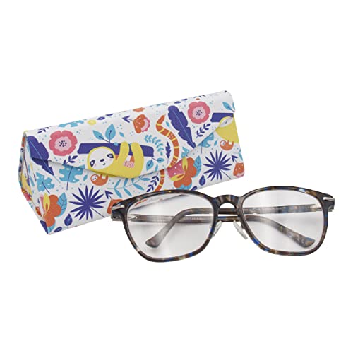 Image of Real Sic Glasses Case for Men and Women - Magnetic Folding Hard Shell Sunglass Holder - Inspired by Adorable Animals
