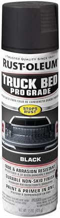 Rust-Oleum Automotive Pro Grade Truck Bed Coating Spray, Black