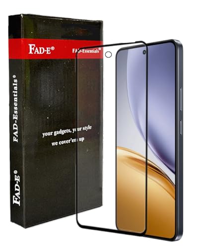 Image of FAD-E Tempered Glass Screen Protector Guard (with Camera hole) Compatible for Realme 14T 5G (Transparent)