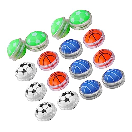 HANABASS 12Piezas Bolas de Yo Yo de Plástico para Aleatorio de Fútbol y Baloncesto Portátiles Fomentan Coordinación y Habilidades Prácticas