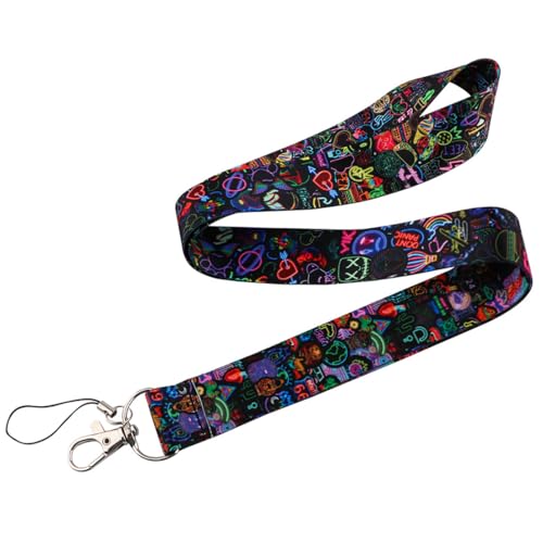 QOMJUFA Cordón Llaves Cuello, Cinta Llaves Cuello, Cinta para Llaves al Cuello, Cordón Cuello para Key, Llavero Cordón,...