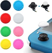 1PCS 3D Analog Joystick Cover Thumb Stick Cap Replacement for Nintendo Switch Lite?Analog Thumb Stick Cap for Joy Con Controller (Black)