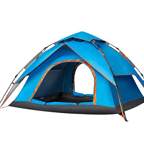 Carpa para camping automática 3-4 personas verde miniatura 3