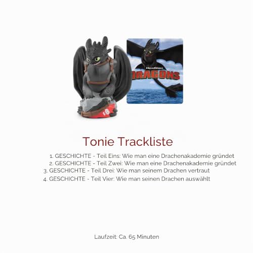 tonies Audio-Charakter für Kinder Drachenzähmen leicht gemacht: Ohnezahn – Ansicht 4