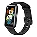 Produktbild HUAWEI Band 7 Smartwatch, ultradünner Touchscreen, kontinuierliche SpO2-Messung, 96 Trainingsmodi, 14 Tage Akkulaufzeit, über 4000 Zifferblätter zur Auswahl, iOS/Android, wasserdicht, schwarz