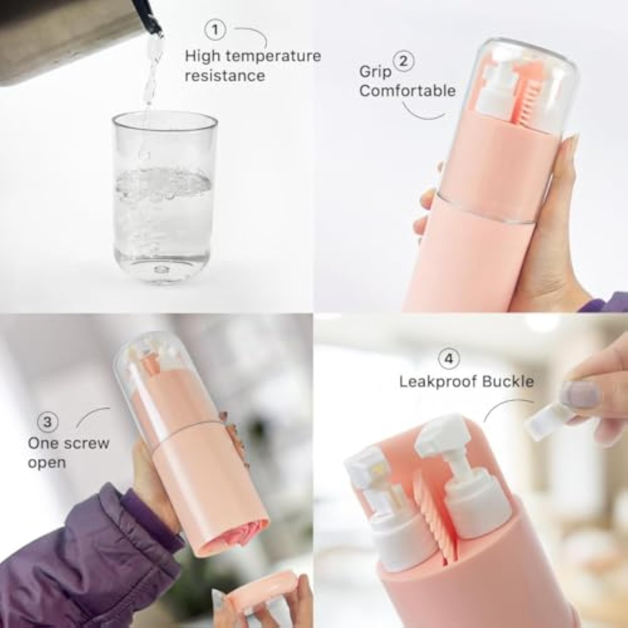 6-in-1 Travel Essential Kit for Men & Women