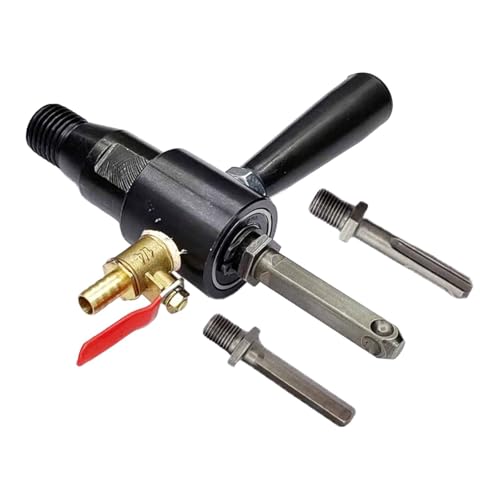 Perceuse électrique avec adaptateur de tête pour forage à eau et marteau