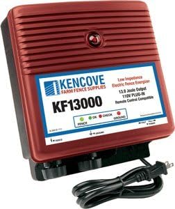 Kencove 13.0-Joule, Low-Impedance, 110-Volt AC Electric Fence Charger