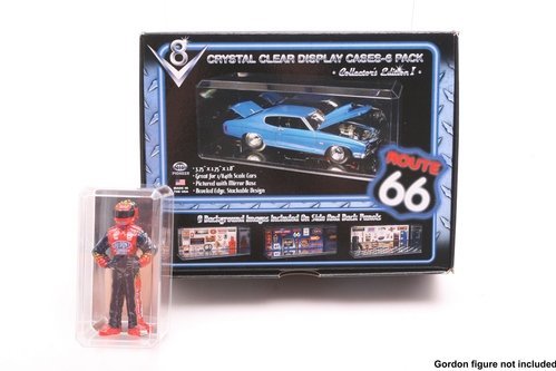 Pioneer Plastics 1/64 Scale Acrylic Display Case PP164C: Box of 6 cases