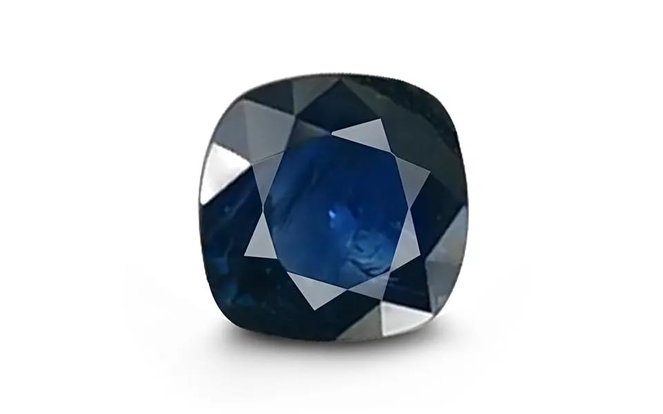 Saphir bleu véritable de 9,25 carats : évitez les contrefaçons de gemmes