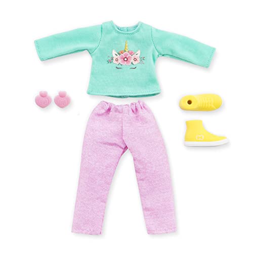 Set Muñeca Fashion Luna con 6 Accesorios para Niñas miniatura 6