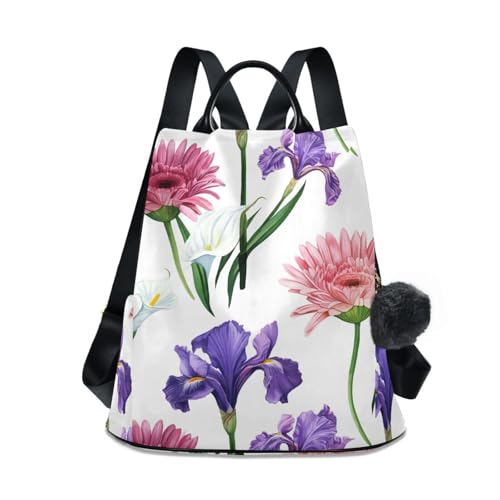 Sac à dos aquarelle rose et violet idéal pour les sorties urbaines