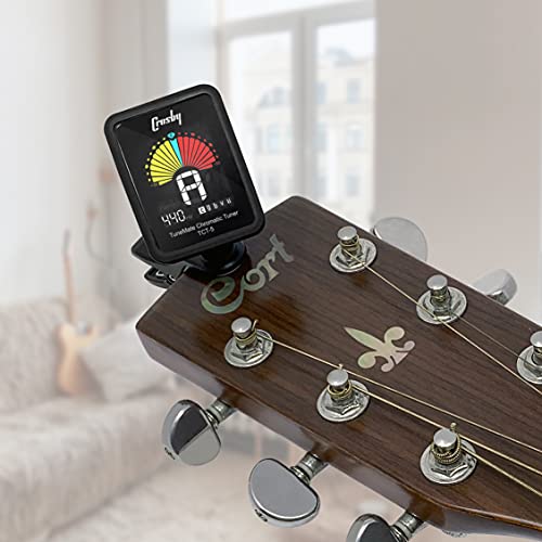 Crosby Tunemate Electronic Clip On Chromatic Tuner For Guitar, Bass, Violin, Ukulele, Banjo And Other Stringed Instruments #TOP7