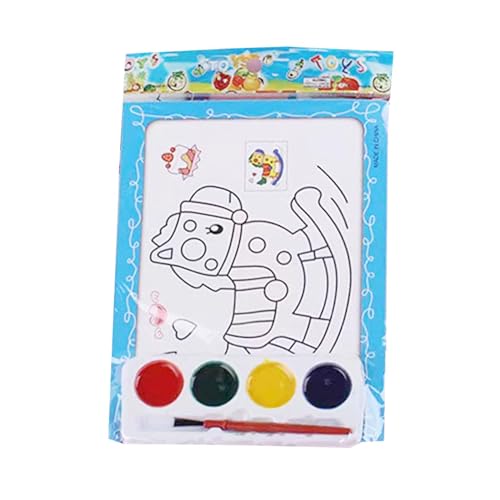 Pintura para colorear al agua para, hojas para colorear con agua | Kit de pintura de acuarela,Bloque de papel de acuarela educativo, pintura de dibujo de agua creativa para, suministros de fiesta de a