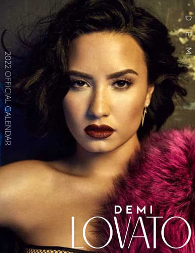 Demi Lovato Calendar 2022: Demi Lovato 2022 Planner with Monthly Tabs and Notes Section, Demi Lovato Monthly Square Calendar with 18 Exclusive Photos
